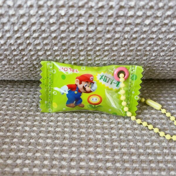 お菓子袋リメイクキーホルダー