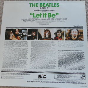 THE BEATLES/ザ・ビートルズ"LET IT BE"レアな定番中の定番必至アイテム・レ-ザーディスク！美JACKET良盤品！PRINTED IN JAPAN!の画像5