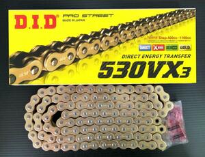 # new commodity!DID chain 530VX3 110L Gold GSX-R1000(01-06),TL1000S,TL1000R,RF900 new goods!