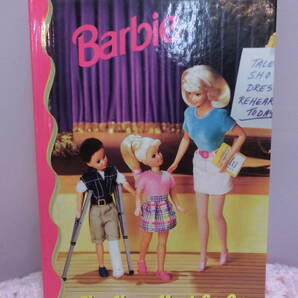 バービー 90s ビンテージ 絵本 洋書 本 ステイシー 学校 1998年 ピクチャー ストーリー ブック◆Barbie USA ファンシー ピンク 人形の画像1