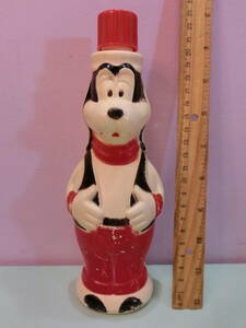 70's ビンテージ グーフィー ソーキー バブルバス容器 フィギュア シャンプーボトル ディズニー goofy Figure