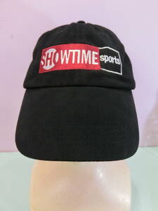 ショウタイム Showtime sports アメリカ テレビ局企業物 ビンテージ キャップ 帽子 刺繍 vintage ボクシング中継 アドバタイジング