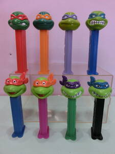 PEZ ペッツ◆ミュータント ニンジャ タートルズ ペッツ 8本セット アメトイ雑貨 亀忍者 Teenage Mutant Ninja Turtles TMNT