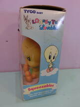 ルーニーテューンズ◆1995年 ビンテージ トゥイーティー ソフビ人形 当時物フィギュア ワーナー Looney Tunes Tweety Bird VINTAGE_画像4