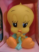 ルーニーテューンズ◆1995年 ビンテージ トゥイーティー ソフビ人形 当時物フィギュア ワーナー Looney Tunes Tweety Bird VINTAGE_画像3