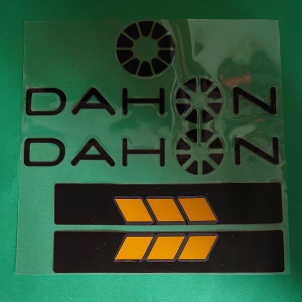 【ブラック】DAHON　ダホン　ステッカー　セット