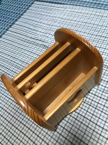 木製 リモコンラック 回転