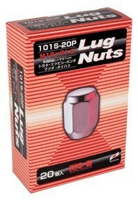 ホイールナット24個入り/FJクルーザー/トヨタ/M12X1.5/21mm/メッキ/1台分6H6穴車用 101s-20p+101S4個