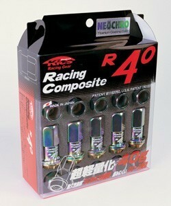 レーシングコンポジットR40/20個入り/フェアレディZ/日産/M12×P1.25/ナットset/ロック無し/ネオクロ/RC03N