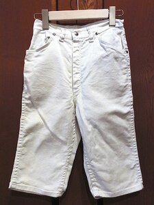  Vintage 60's*Wrangler lady's cotton shorts white absolute size W62cm*230806m1-w-sht-w25 Wrangler shorts old clothes 