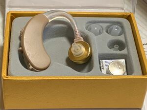 補聴器・集音器　③ HEARING AID F-138ボタン電池式　新品未開封品　動作は写真1開封品で確認済み　