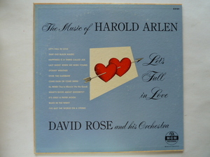 ★ムード■デヴィッド・ローズ / DAVID ROSE■THE MUSIC OF HAROLD ARLEN