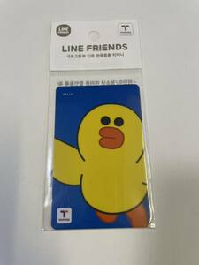 韓国・T-money card・交通カード・LINE FRIENDS・ラインフレンズ・SALLY・サリー・新品