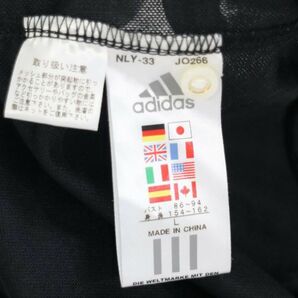 adidas GOLF アディダス ゴルフ 通年 ギャザー&ダイヤ柄 デザイン♪ 長袖 ポロシャツ Sz.L/G レディース 黒 K3T00232_8#Cの画像7