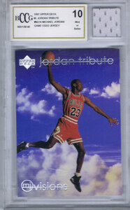 1997-98 Upper Deck Michael Jordan Tribute #MJ14 Game Used Patch Jersey Card