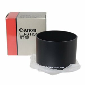 中古 CANON キヤノン 純正 BT-58 望遠レンズ用 バヨネット式プラスチック製 レンズフード φ58 58mm AC75-200mm NewFD70-210mm 他 箱 美品