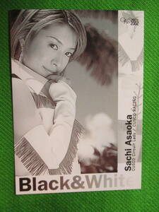 ■ギャルパラ2002【Black&White・104★朝丘沙智】スーパーレースクイーン GALS PARADISE 2002 トレカ