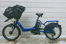 ヤマハ PAS Kiss X863 パスキッス 電動アシスト自転車 20インチ 内装3段変速 バッテリー・充電器 付 整備済み自転車E4081201_画像2