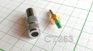 管理番号＝3B125　　自作用　　φ2.5mm　ステレオ超ミニプラグ　　　CT253　　1個