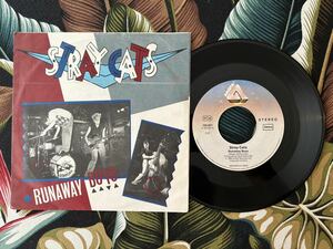 Stray Cats 7inch Runaway Boys .. 1980 Holland Pressing ロカビリー ストレイキャッツ