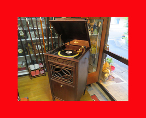 :[ old capital Kyoto ] receipt limitation (pick up) [ejisonC-150 diamond gramophone G151] music box * gramophone *.. gramophone * desk music box *.o. cylinder 