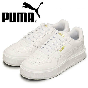 PUMA (プーマ) 393802 CALI コート レザー ウィメンズ レディース スニーカー 05 プーマホワイト PM225 23.5cm