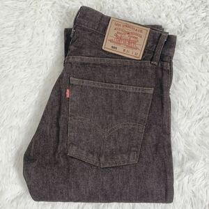 Levi's リーバイス 【日本製 ブラウン】505-09 デニムパンツ 先染め 茶 W31