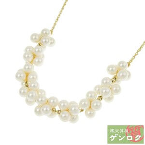 [ used ]MIKIMOTO Mikimoto necklace K18YG pearl lady's [ pawnshop ][ cash on delivery commission free ]