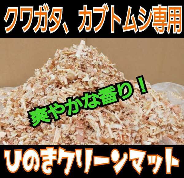 カブトムシ、クワガタの成虫管理にどうぞ！爽やかな香りの針葉樹クリーンマット☆ケース内が明るくなり生体が目立つ！ダニ、コバエ湧かない