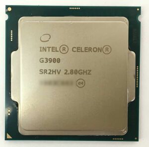 Intel CPU Celeron G3900 ×1枚 SR2HV 2.80GHz 2コア ソケット FCLGA1151 デスクトップ用 動作確認済【中古品】【送料無料】