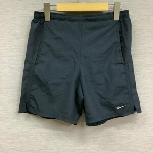 H1 NIKE ショート パンツ XS ネイビー スポーツ トレーニング フィットネス ランニング スウッシュ ワンポイントDRI FIT ナイキ