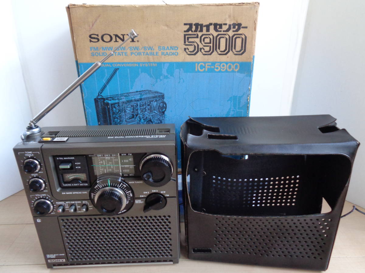 SONY ソニー ICF-5900 元箱付き スカイセンサー FM/MW/SW 5バンド