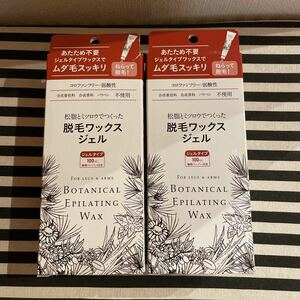 未使用品 松脂とミツロウでつくった 脱毛ワックスジェル 100ml 2個セット