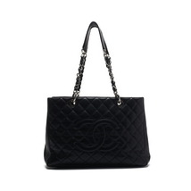 CHANEL シャネル GST チェーントート キャビスキン 黒（シルバー金具） ショルダーバッグ ミニショルダーバッグ レディースバッグ_画像1