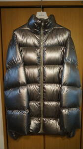 【新品未使用】MONCLER x Rick Owens モンクレール リックオウエンス ダウンジャケット Cyclopic Duvet Coat 【サイズ2】シルバー