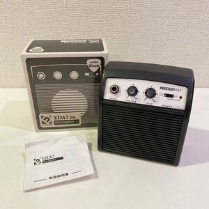 【美品】島村楽器 EDA7 BK Mini Amplifier ギター用ミニアンプ 60サイズ（196）