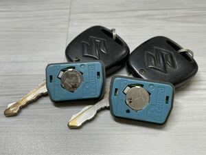 Suzuki Genuine Keyless Blue Base 2 шт. Набор Wagon R Каждый Jimny MR Wagon Carry и т. Д. Эксплуатация подтверждена Nissan Moko Clipper AZ-Wagon