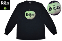 Y-6314★送料無料★美品★THE BEATLES ザ ビートルズ　アップル・コア★ブラック黒色 バンド 長袖 T-シャツ 男女兼用 38 M_画像1