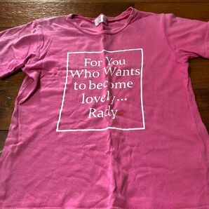 Rady レディー　ちびrady 半袖Tシャツ　ピンク　オソロ　125〜135サイズ　夏服