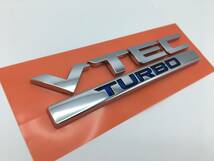 【送料無料】HONDA CIVIC SEDAN 海外 ホンダ 純正 エンブレム VTEC TURBO 75724-TBA-A00_画像2