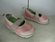 全国送料無料 ナイキ NIKE フリー FREE 子供靴キッズベビー女の子履かせやすいピンク色ストラップスニーカーシューズ12cm_画像3
