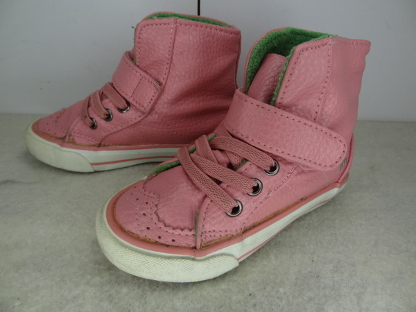 全国送料無料 韓国製 韓流 サニーSUNNY 子供靴キッズベビー女の子ウイングチップデザインハイカットピンクレザータイプスニーカー15cm