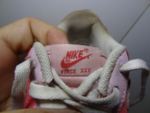 全国送料無料 レア !! ナイキ NIKE FORCE フォース XXV 子供靴キッズベビー女の子 ピンク色 スニーカーシューズ 15cm_画像7