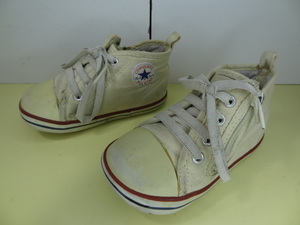  nationwide free shipping Converse CONVERSE child shoes Kids baby man & girl all Star raw . color white color sneakers shoes 13.5cmEE③