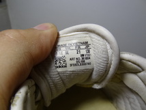 全国送料無料 アディダス adidas 名作のカントリーレザータイプ素材子供靴キッズベビー男＆女の子水色ラインランニングスニーカー 13cm_画像10