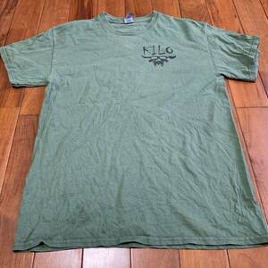 沖縄 米軍放出品 MEDIUM Tシャツ トレーニング　ランニング　OD おしゃれ　 (管理番号N218)