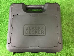 【ジャンク品】ブラックアンドデッカー(BLACK+DECKER) 18Vリチウム コードレス・ドリルドライバー BDCDD186K2　T4403　IT45HFUIYU9C