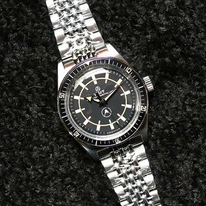 [WMT WATCH]Blackfin - MT.Fuji Edition / addition Original Dial - Metal Bracelet / wristwatch men's stylish 