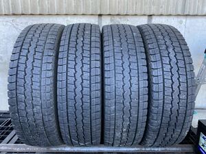 Z2374　☆深溝スタッドレス☆ DUNLOP WINTER MAXX SV01　195/80R15 107/105L LT　4本価格　2019年製