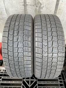 S2595　☆深溝スタッドレス☆ DUNLOPウィンターマックス WM02　225/55R17 97Q　2本価格　2019年製